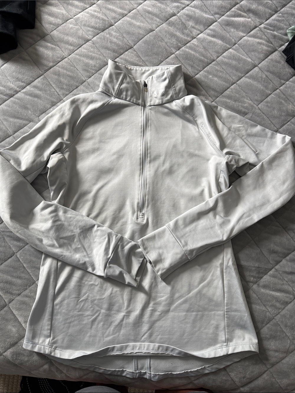 Under Armour Light Gray Half-Zip Performance Pullover
